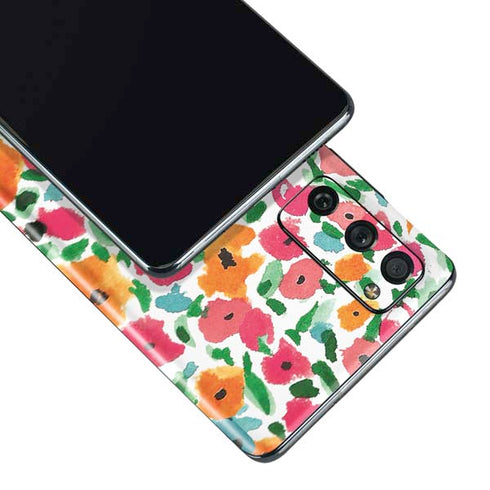 Bouffants and Broken Hearts Watercolor Floral Galaxy S20 Fan Edition Skin